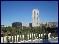 City of Arts and Sciences 126 - Torre de Francia, 35 floors, built 2002. Second tallest in Valencia.